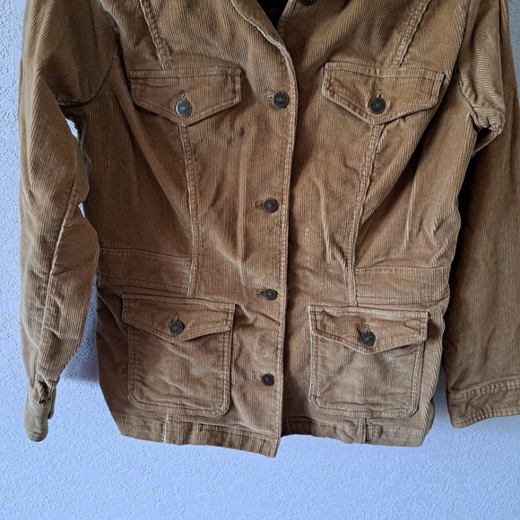 Vintage Eddie Bauer Corduroy Tan Jacket - Picture 3 of 6